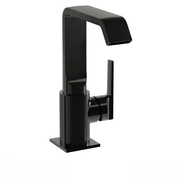 A4261639 VitrA Suit Lavabo Bataryası, Parlak Siyah