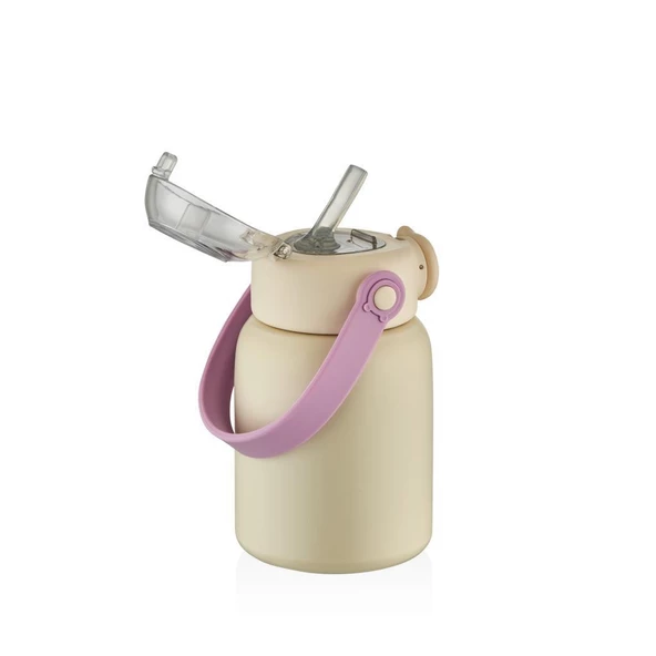 Shotay Çelik Termos Çocuk 500Ml Krem - 2