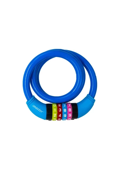 Master Bisiklet Kilidi Şifreli 12 mmx80 cm - 3