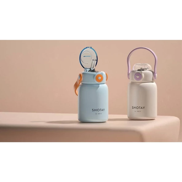 Shotay Çelik Termos Çocuk 500Ml Sarı - 3