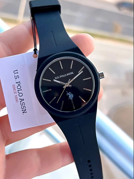 U.S.POLO ASSN Silikon Kordon 3 Atm Suya Dayanıklı Spor Erkek Kol Saati U.SPA.1110.E02 - Resim 3