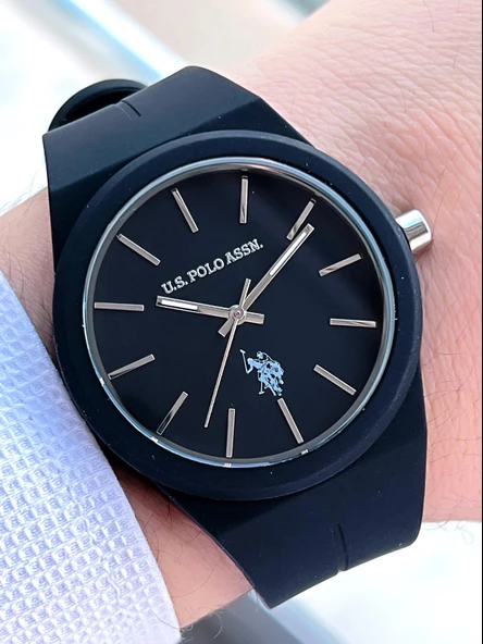 U.S.POLO ASSN Silikon Kordon 3 Atm Suya Dayanıklı Spor Erkek Kol Saati U.SPA.1110.E02 ürün görseli