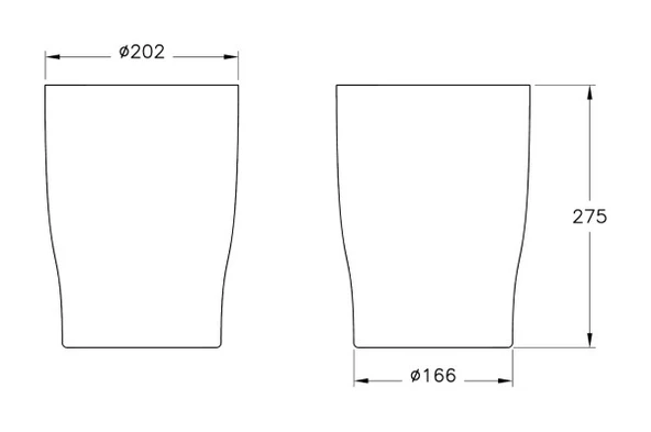 Vitra Eternity Kapaklı Çöp Kovası, 3 Litre, Krom-Beyaz A4430057 - Resim 2