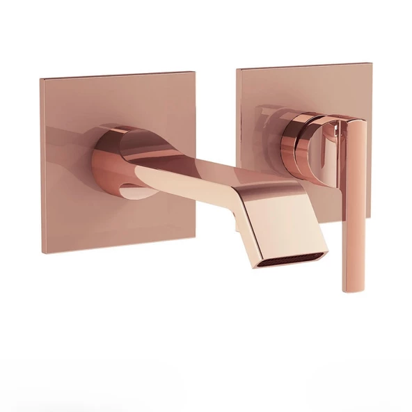 Vitra Suit İki Delikli Ankastre Lavabo Bataryası, (Sıva Üstü Grubu), Soft Bakır A4278229