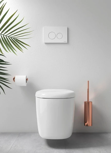 Vitra Plural Klozet Kapağı, Metal Menteşeli, Yavaş Kapanır, Kolay Sökülebilir, Beyaz, 126-003-009 - 2