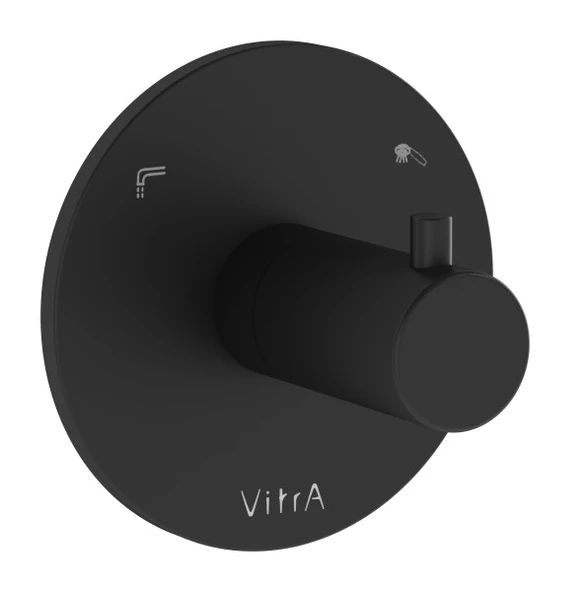 Vitra Origin Ankastre 2 Yollu Yönlendirici (Sıva Üstü Grubu), Mat Siyah A4285736WTC