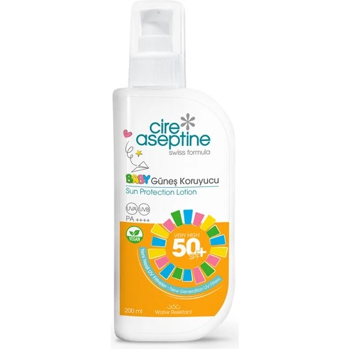 Cıre Aseptine Sun Baby Losyon Pompalı Şişe F50+ 200Ml