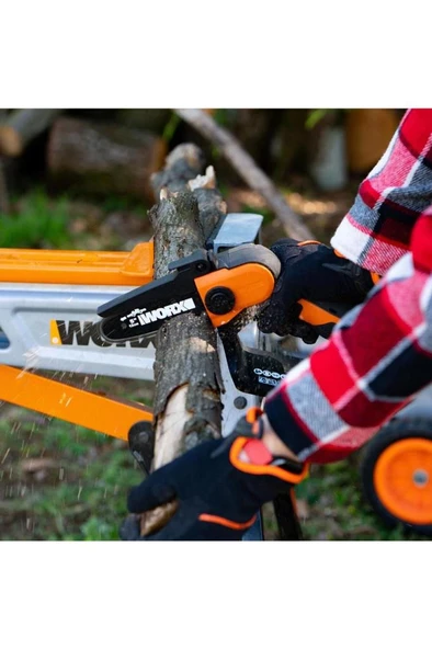 WORX WG324E 20Volt 2.0Ah Li-ion 12CM Profesyonel Şarjlı Zincirli Testere - 5