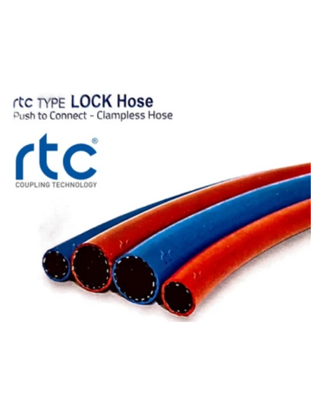 RTC-LOCK 90S-WE-25R (Push to Connect Type Hose-15m) (Kelepçesiz Hortum-Su ve Hava içindir, yağ ve yakıttan uzak tutunuz)