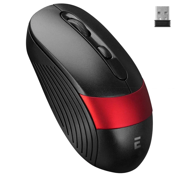 Everest SM-18 Usb Siyah-Kırmızı 2.4Ghz Optik Kablosuz Mouse