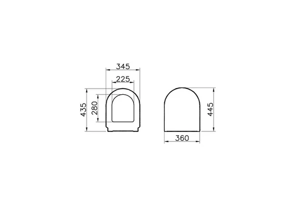 Vitra S50 Klozet Kapağı (Yavaş Kapanır), 72-003-309 - 2