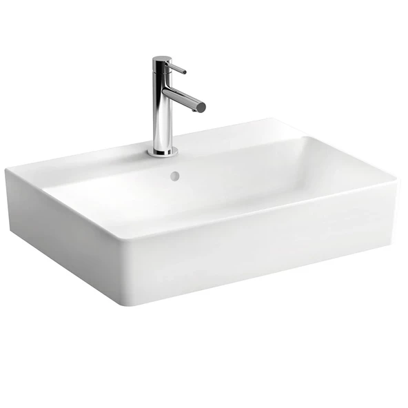 7432B003-0631 Vitra Nuo Dikdörtgen Çanak Lavabo, 60 cm