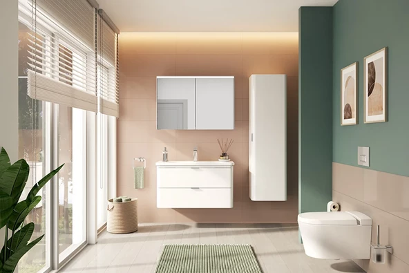 5176B003-1685 Vitra Nest Rim-Ex Kanalsız Asma Klozet, VitraFresh Deterjan Hazneli - 3