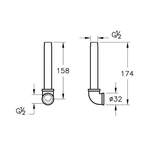 Vitra Ankastre Dirsek Grubu A42249 - Resim 2