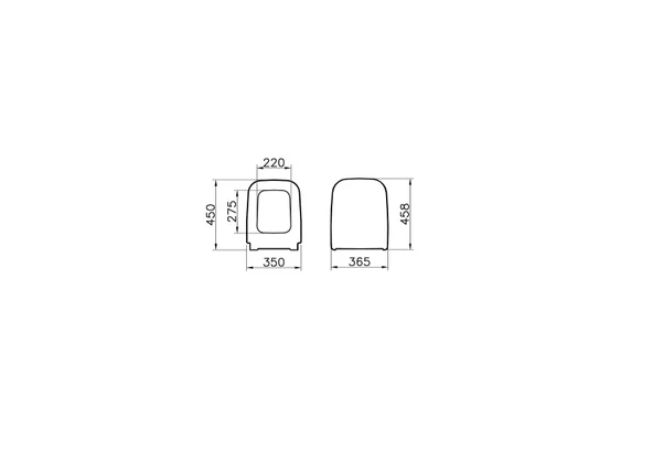 Vitra Shift Klozet Kapağı, Yavaş Kapanır, 91-003-009 - 4