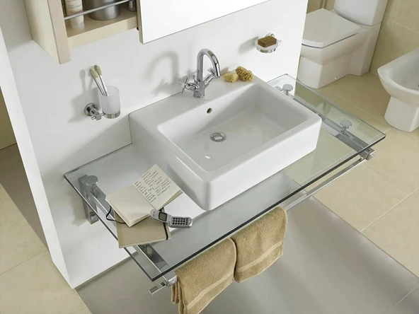 Vitra Nuo Dikdörtgen Çanak Lavabo, 50 cm, 7431B003-0631 - 2