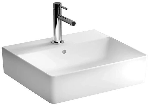 Vitra Nuo Dikdörtgen Çanak Lavabo, 50 cm, 7431B003-0631