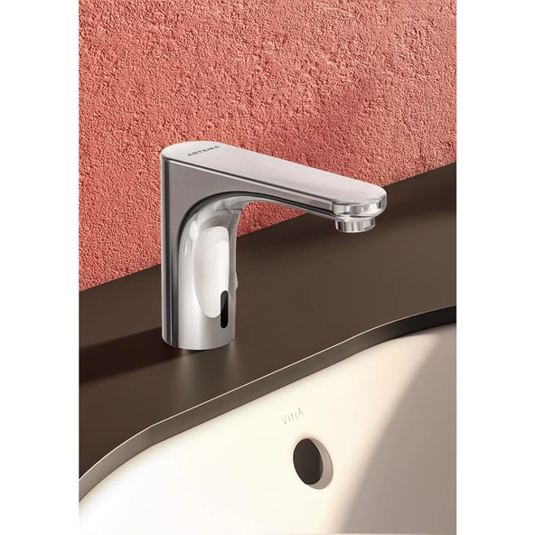 Vitra Root Round Fotoselli Lavabo Bataryası (Çift Su Girişli-Pilli) A47120 - 2