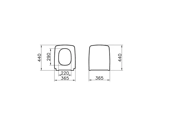 Vitra Metropole Slim Klozet Kapağı, Yavaş Kapanır, Mat Bej, 122-420-009 - 3