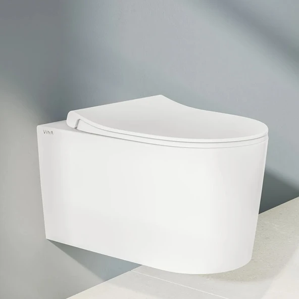 Vitra Nest QuantumFlush Slim Klozet Kapağı, Yavaş Kapanır, 220-003R009 - 2