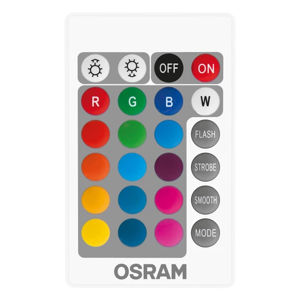 Osram Led 4.9W RGBW 470lm E14 Duy 15 Farklı Renk ve Sarı Işık Kumandalı Ampul - 6