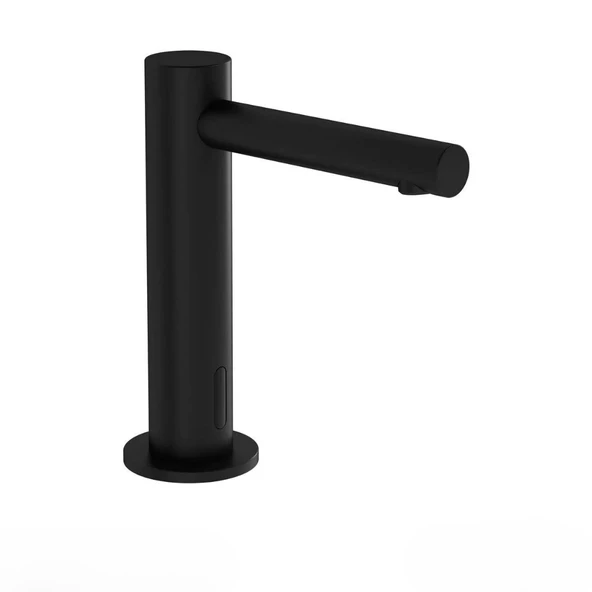 Vitra Origin Fotoselli Lavabo Bataryası (Çift Su Girişli, Pilli), Mat Siyah A4721436WTC