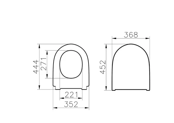 Vitra Nest QuantumFlush Klozet Kapağı, Yavaş Kapanır, 230-003R009 - 5