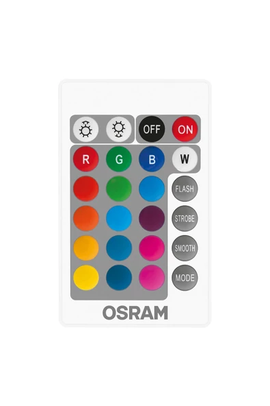 Osram Led 4.9W RGBW 470lm E14 Duy 15 Farklı Renk ve Sarı Işık Kumandalı Ampul - 3