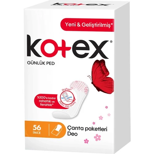 Kotex Ince Çanta Paketleri 56'Lı - Parfümlü