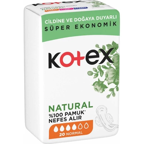 Kotex Natural Hijyenik Ped Ultra Normal 20'Li