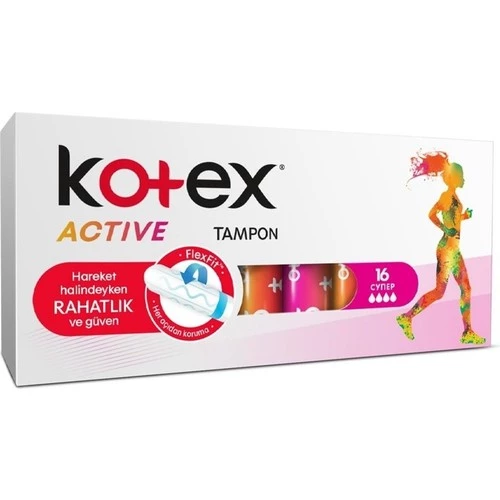 Kotex Actıve Tampon Uzun 12'Li