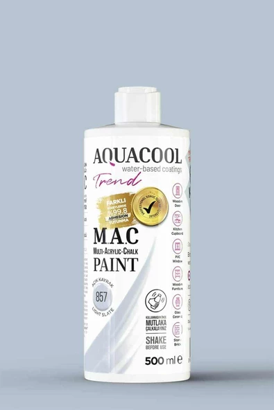 Aquacool Trend M.A.C Su Bazlı Akrilik Dönüşüm Boyası 500 ml. - 4