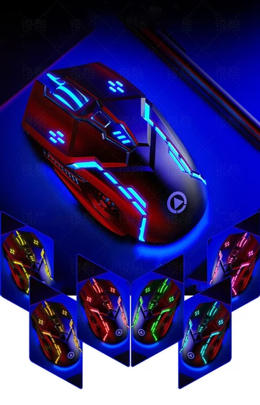 Monozone G5 Mekanik E-spor Pubg Rgb Oyun Gaming Mouse - 3