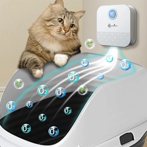Monozone Akıllı Koku Giderici Kedi Tuvaleti Sterilizasyon Hava Temizleyici Evcil Hayvan Koku Önleyici - 5
