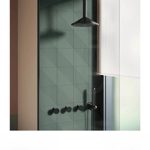 Vitra Liquid Ankastre Duş Seti (Sıva Üstü Grubu), Parlak Siyah A4277739 - 2