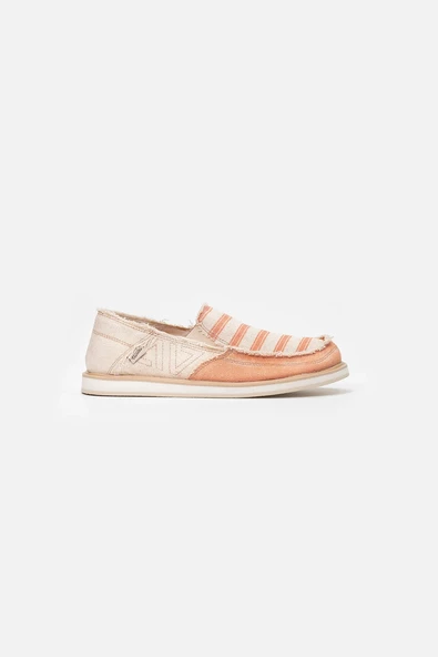 1331 VANEDA LINEN ESPADRIL KETEN KADIN AYAKKABI BEJ/SOMON