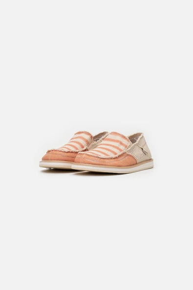 1331 VANEDA LINEN ESPADRIL KETEN KADIN AYAKKABI BEJ/SOMON - 4