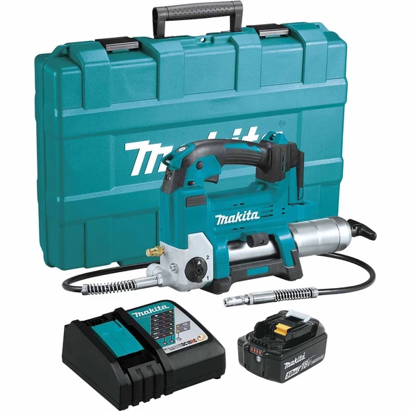 Makita Akülü Gres Tabancası 18v Rm Dgp180rt Tek Akülü - Resim 2