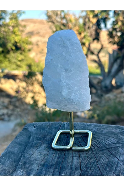 Gökçeada Kristal Kuvars Ham Mineral Işlenmemiş Kütle 17 Cm - 2