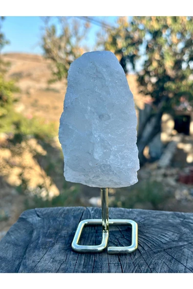 Gökçeada Kristal Kuvars Ham Mineral Işlenmemiş Kütle 17 Cm - 3