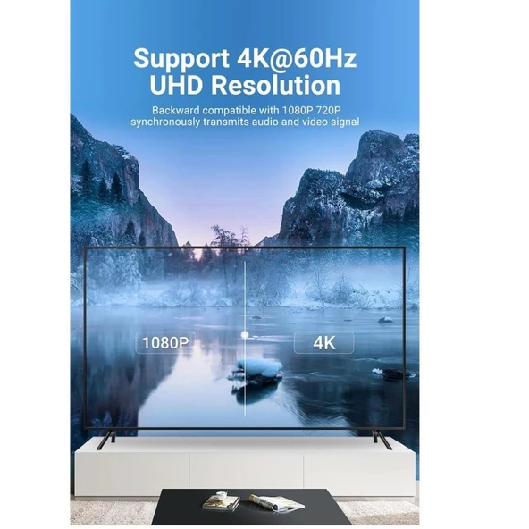 Type C To Hdmi 4K 60Hz Mini Çevirici Dönüştürücü Adaptör - 6