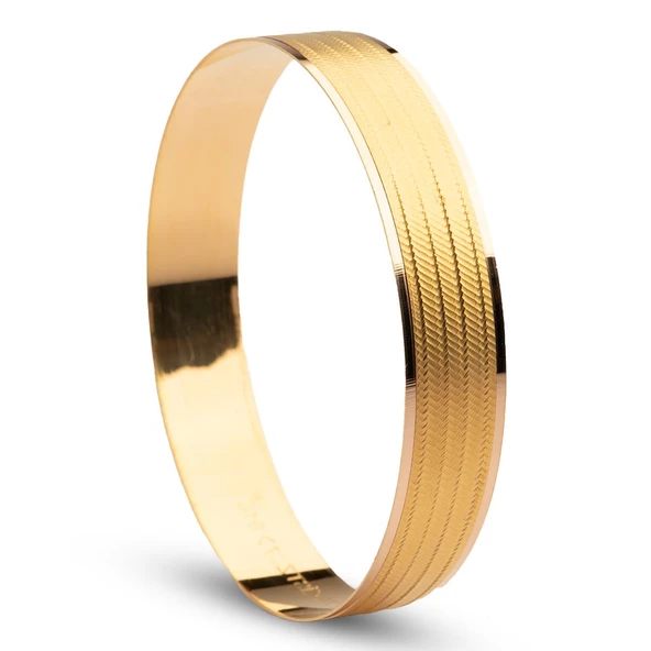 RimaGold 22 Ayar 20 Gram Trabzon Desenli Bilezik 20mm - 4