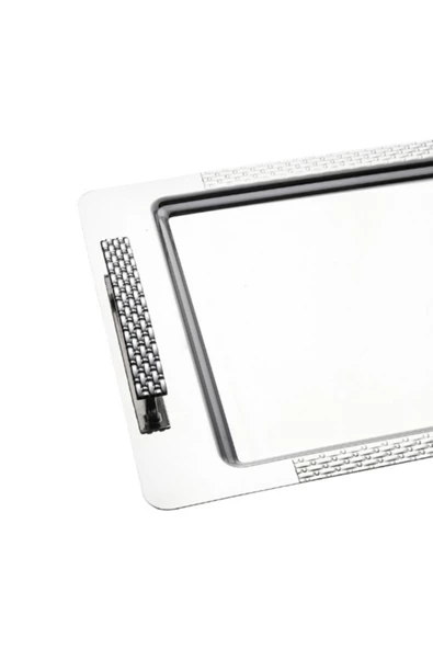 Nehir Sırma Sade Çay Tepsisi - Resim 2