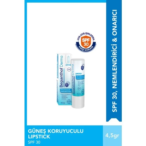 Bepanthol Güneş Koruyucu Spf 30 4.5 Gr Dudak Bakım Kremi