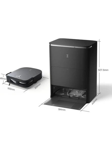Ecovacs Deebot X2 Omni Çöp İstasyonlu 8000 PA Akıllı Robot Süpürge - 3