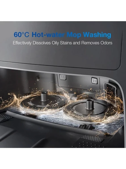 Ecovacs Deebot X2 Omni Çöp İstasyonlu 8000 PA Akıllı Robot Süpürge - 5