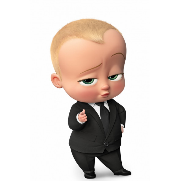 Arzu Ajans Patron Bebek Maket Boss Baby Ayaklı Cutout Dekor Hediye Maket 100cm