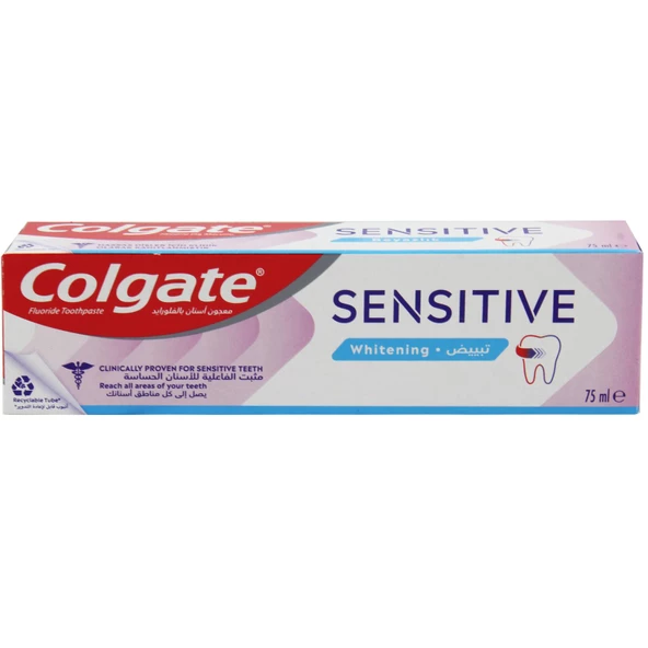 Colgate Sensitive Sensifoam Beyazlatıcı Florürlü Diş Macunu 75 ml