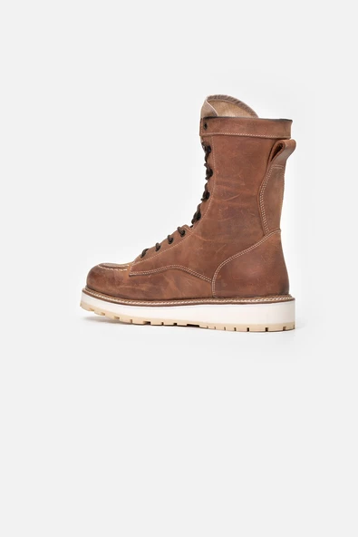 1185 LIFESTYLE LONG CRAZY ERKEK BOT KIZIL TABA - 3