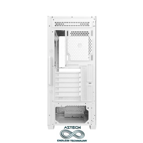 AZTECH AZT101 W Gaming Mid-Tower PC Kasası Beyaz - 8
